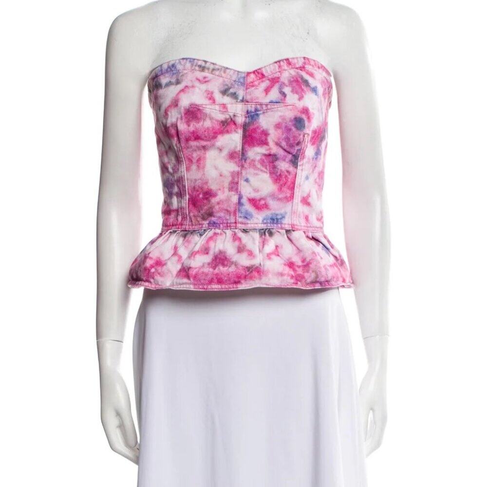 Isabel Marant Étoile Solizinia Top in Mulberry, Size 38